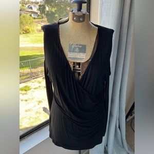 Black long sleeve blouse